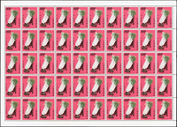 專52.故宮古物(57年版)新票6全1全張50套,原膠折版,背局部淡黃或淡斑點,VF-F(Page 85)