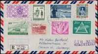 1954-1980年寄國外自然封10封,大部分貼彩色票,票戳俱全,符資(Page 119)