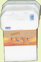 1998年黑面琵鷺12元美加航簡270件,全新未使用