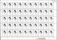 J58.中國古代科學家(第三組)新票4全一全張50套,原膠折版,VF(Page 131)