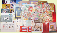 新.舊混合郵票.郵品一組,多數不成套,包括:未銷戳小全張16枚(含T79m.T116m.J133m.J163m.1992-8m.1994-10m.1994-19m等),J150m銷戳小全張1枚,新票199枚.舊票197枚(多為紀.特.解放區),J95.T90.T91首日封各1封,T44及T98套票貼票卡各1卡銷戳,未使用郵資片6片,紀念張1枚,個性化郵票小版1版;以上品像混合,歡迎至官網瀏覽全貌,VF-F