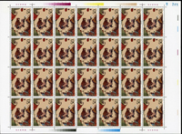 1997-21.水滸傳(第五組)新票4全4版,共112套,原膠挺版,(4-1)(4-2)各2版及(4-4)1版背面少數齒緣淡黃,(4-1)1版背面沾藍墨痕,其餘無黃斑,VF-F(Page 137)