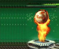 2002-11.中國隊參加2002年世界盃足球賽紀念小版張(A版)郵摺10本,由中國國家郵政局.香港郵政.澳門郵政局聯合發行,VF(Page 137)
