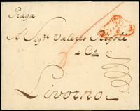 實寄封三封:(1)1846年英國本地實寄封,貼紅便士one penny無齒票1枚銷戳,封微撕損;(2)1779年布拉格寄義大利里窩那封,經佛羅倫斯遭退回;(3)1938年中式封背貼國父像倫敦一版5分1枚,銷安徽王村日期不清寄本埠;林茂興舊藏(Page 141)