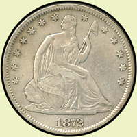 美國(America)1872年自由女神坐姿5角銀幣,S記,AU(Page 31)
