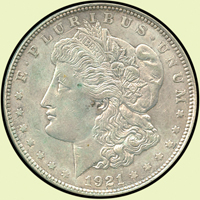 美國(America)1921年摩根壹元銀幣,XF(Page 41)